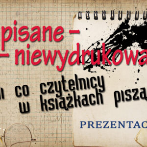 Kratkowana kartka z poplamionym notesem i okularami w rogu