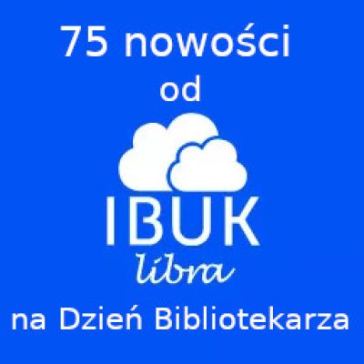 Napis IBUK libra i dwie chmury