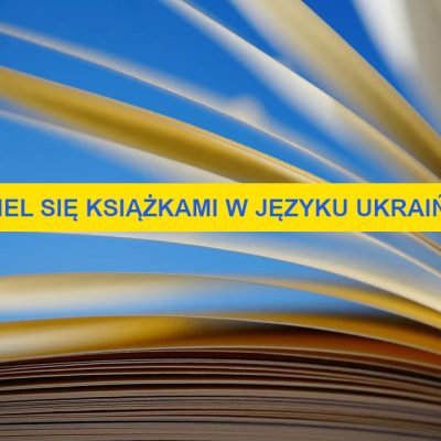 Karty książki w kolorach flagi Ukrainy